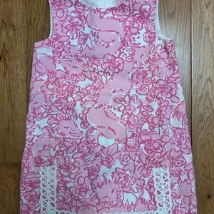 Lilly Pulitzer Pink and White Floral Dress